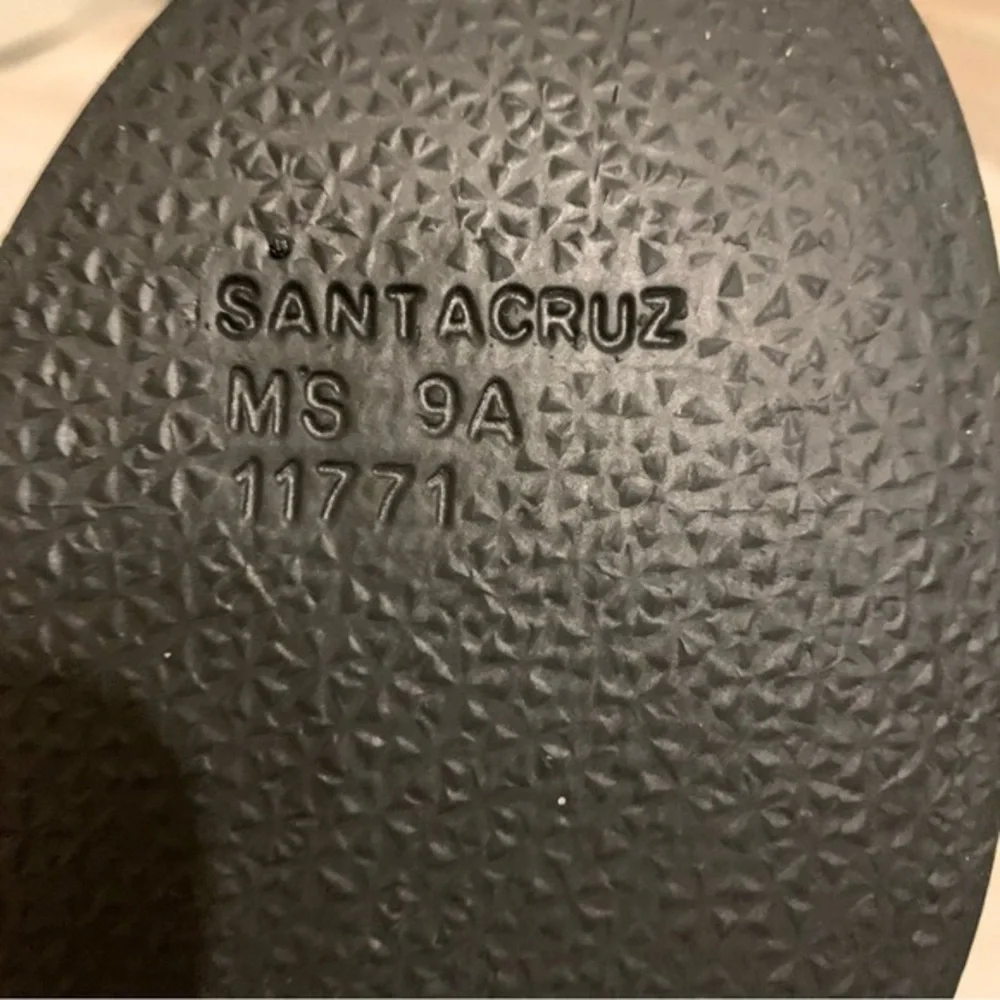 Santa Cruz Skateboards Black Mesh Slip-On Loafers